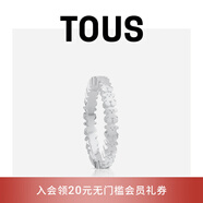 TOUS 桃絲熊925銀小熊戒指經(jīng)典簡約時尚飾品潮流首飾情侶情侶禮物疊戴 銀色 512725521