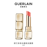 嬌蘭（Guerlain）親親水感炫光唇膏309閃耀珊瑚橘色口紅化妝品禮盒生日禮物送女友