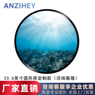 anzihey圓形廣告機(jī)23.6英寸壁掛廣告屏美妝首飾店科技博物館方形個(gè)性創(chuàng)意異形液晶觸摸顯示屏幕 圓形屏定制方案