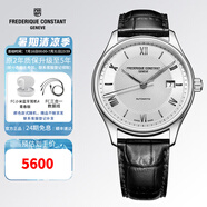 康斯登（Frederique Constant）百年典雅系列 手表男瑞表自動(dòng)機(jī)械男表皮帶日期顯示 FC-303MS5B6