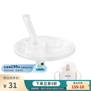 利其爾（Richell）水杯吸管杯保溫杯專用配件 PPSU用學(xué)飲吸管頭 PPSU通用