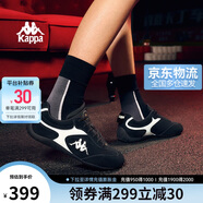 KappaWing官方男鞋賽車運(yùn)動(dòng)德訓(xùn)鞋子男夏季新款跑步鞋男 黑色  35