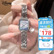 迪士尼（Disney）手表女款ins風(fēng)輕奢小眾方糖腕表簡約防水女士手表生日情人節(jié)禮物