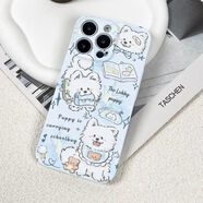 熊偉薩摩耶柴犬適用華為pura70手機殼nova12活力版榮耀x60i新款nova11/10z/9se潮90/80GT菲林x50i+卡通 小摩薩耶FL-【菲林硬殼】 華為nova_12se