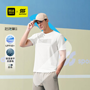 海瀾之家（HLA）短袖T恤男款涼感短袖男25夏季 輕運動-米白P5 HNTBW2W152A S 165/84A  推薦57-62kg