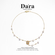 戴拉（dara）淡水珍珠項(xiàng)鏈女天然歐泊吊墜滿天星項(xiàng)鏈高品質(zhì)生日禮物送媽媽女友