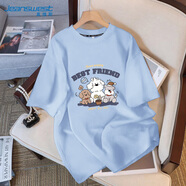 真維斯（Jeanswest）純棉短袖t恤女夏季潮流新款寬松學(xué)生少女百搭校園風(fēng)女生衣服上衣