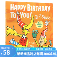英文原版 蘇斯博士 Happy Birthday to You! Great Big Flap Book 祝你生日快樂 大開本故事紙板翻翻書 Dr.Seuss 綠山墻