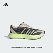 adidas「流光跑鞋」LIGHTBLAZE GLOW休閑跑步運動鞋男阿迪達斯   黑色/碳黑/奇跡棕   39