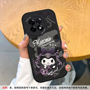 BUAG適用一加ACE5庫洛米kuromi手機殼oneplusACE2V/3pro全包1+12軟硅膠11競速版13T卡通可愛(ài)皮保護套女 黑色-黑底可愛(ài)魔女風(fēng)庫洛米M 一加Ace5