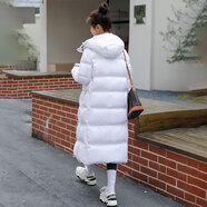 曲恩娜東北長(zhǎng)款羽絨服男2025新款冬季外套女加厚哈爾濱零下40度防寒服 白色 （男女同款） M 339克建議（110斤-130）