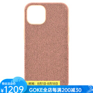 施華洛世奇潮牌 iPhone14手機殼閃亮水晶漸變色5644913 Pink os