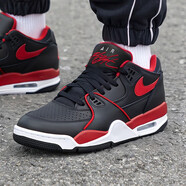 耐克（NIKE）男鞋 四季新款A(yù)J4兄弟款男子運動鞋氣墊緩震實戰(zhàn)籃球鞋跑步休閑鞋 FZ3045-001 AJ4兄弟款/黑紅 40
