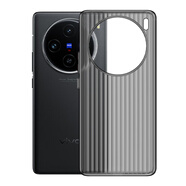 喜喬適用于vivox100s手機(jī)殼防摔x100spro瓦楞冰霧X100S磁吸磨砂硬殼X100SPro透明保護(hù)殼潮款 【瓦楞-磨砂黑】 vivo X100S