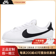 耐克（NIKE）CortezBasic低幫跑步鞋GS白黑904764-102 白黑GS/904764-102 35.5