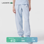 LACOSTE法國(guó)鱷魚女裝 時(shí)尚簡(jiǎn)約休閑舒適運(yùn)動(dòng)褲長(zhǎng)褲衛(wèi)褲|XF0761 J2G/嬰兒藍(lán) M 38