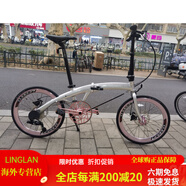 大行（DAHON）大行p折疊自行車新款PAA大行P碟剎速中空一體牙盤 10號p10升級粉色lp_plus輪組牙盤 20英寸 _20英寸