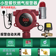 立可安 立可安科技燃?xì)鈭缶饕夯瘹夤揎埖昙矣脧N房商用煤氣泄漏報警自動切斷安全閥 818ABS小餐飲專用款+鋼瓶機械手