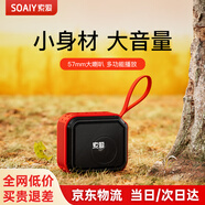 索愛(ài)C16藍牙音箱迷你便攜式插卡u盤(pán)廣場(chǎng)舞音響無(wú)線(xiàn)小型音樂(lè )播放器低音炮高音質(zhì)大音量隨身聽(tīng)防摔收款 尊享版紅色【2500mAh超長(cháng)續航】