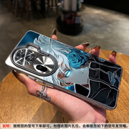 慕多適用OPPOReno14手機殼六眼五條悟咒術(shù)回戰(zhàn)Reno13pro男女新款12網(wǎng)紅11保護套9鐳射8潮牌7/6硅膠10防 灰黑色+鮮花六眼五條悟【彩銀L7298】 OPPO Reno6 Pro