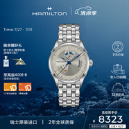 漢米爾頓（Hamilton）漢密爾頓爵士開心瑞表鏤空機(jī)械表男士鋼鏈款商務(wù)表配飾禮物