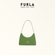 芙拉（FURLA）DIAMANTE牛皮迷你女士時(shí)尚簡(jiǎn)約單肩包腋下包鉆石包百搭高級(jí)感 常青藤綠