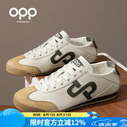 OPP運(yùn)動(dòng)鞋男士百搭透氣時(shí)尚板鞋跑步男鞋休閑鞋子男P020 米棕 40
