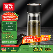 富光男女士雙層玻璃杯 支持團購經(jīng)典簡約304茶隔水杯子便攜創(chuàng)意泡茶杯