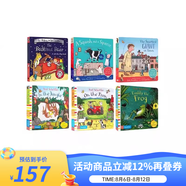 英文原版 Room on the Broom /The SmartestGiant in Town 咕嚕牛小妞妞系列 紙板書朱莉婭唐納森JuliaDonaldson 茱莉亞唐納森 紙板機(jī)關(guān)操作書 6冊