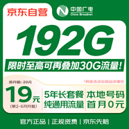 中國廣電流量卡19元超低月租全國通用長期5G手機(jī)卡移動電話卡終身信純上網(wǎng)非無限永久