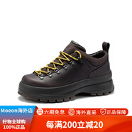愛(ài)步（ECCO）工裝鞋男款美式復古厚底低幫馬丁靴皮鞋蹤跡30 550614 咖啡色/摩卡棕55061461081 42