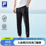 FILA 斐樂(lè )官方運動(dòng)褲男2025年夏季薄款透氣防曬針織褲子收口健身長(cháng)褲