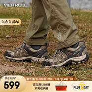 邁樂(lè)（Merrell）運(yùn)動(dòng)戶外減震徒步鞋ACCENTOR 3 GTX防水透氣防滑耐登山鞋 J135446淺棕（女） 39