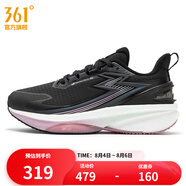 361度女鞋運(yùn)動(dòng)鞋秋季新款361度女防護(hù)跑鞋 曜石黑/溪綠 35