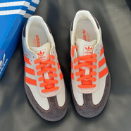 阿迪達斯 （adidas）三葉草男鞋女鞋2025秋季新款SAMBA OG復古德訓鞋運動(dòng)休閑板鞋 JI2732熒光紅/乳白SAMBA OG 39 (240mm)