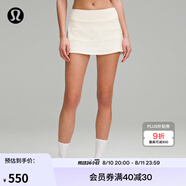 lululemon丨Pace Rival 女士運動中腰短裙 速干 芯吸 LW8A78R 舞動黃 3XS /0