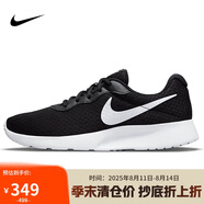 耐克NIKE女休閑鞋透氣緩震TANJUN運動鞋DJ6257-004黑白37.5