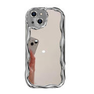 鯨赤適用蘋果X手機(jī)殼iPhone XS Max保護(hù)套XSMax新款外殼XMax型號(hào)專用iPhoneXR平果叉全包防摔女電鍍奶 電鍍銀奶油紋【純色】單殼 iPhone X