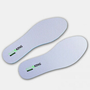 賀繁星適配361運動(dòng)鞋墊男女通用防臭吸汗舒適減震透軟加厚跑步板鞋鞋墊 淺灰平面A8黑標【1雙】 44