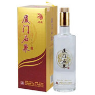 丹鳳（DANFENG）廈門(mén)石泉酒42度濃香型白酒500ml禮盒裝單瓶高粱酒純糧食白酒 42度 1瓶 廈門(mén)石泉*