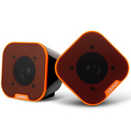 樂(lè)放（LOYFUN）樂(lè)放LF-807電腦迷你USB有線音響電腦小音箱桌面小 橙色