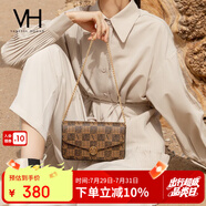 VANESSA HOGAN【送禮推薦】VH女包山茶花信封包高級感包包老花鏈條包單肩斜挎包