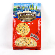 眾星NBR蛋清脆片 318g/袋酥脆芝麻餅辦公追休閑追劇解饞零食代餐餅干 海苔味蛋清脆片318g*1袋