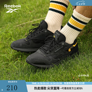 Reebok銳步官方男女款CLASSIC LEATHER黑武士美拉德休閑復古跑鞋 100032804 36 (23.5cm),US:5