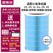 思博潤(rùn)適配小米米家空氣凈化器濾芯（韓國(guó)E+H濾材）過濾網(wǎng) 1代/2代/2S/3代/4代/Pro M4A芯片版（180折濾紙+金屬內(nèi)網(wǎng)+升級(jí)除霾除菌
