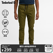添柏嵐（Timberland）官方男裝長(cháng)褲戶(hù)外休閑卡其褲彈性修身|A2A49 A2A49302/深橄欖綠 31