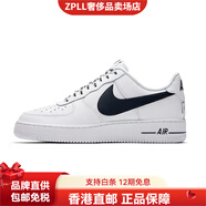 耐克（NIKE）AirForce1NBA防滑輕便低幫板鞋男款白黑 42.5