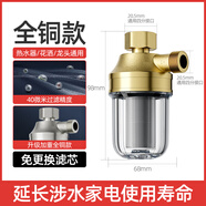 丹羊晴天熱水器前置過(guò)濾器家用通用自來(lái)水進(jìn)水口洗衣機花灑智能馬桶凈水器 升級加重全銅【熱水器/花灑/龍頭