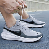 耐克（NIKE）男鞋慢跑 2025夏季新款運動(dòng)跑鞋REVOLUTION 8緩震輕便透氣跑步鞋 煙灰色-004/建議拍大半碼 40.5