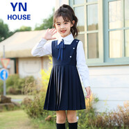 衣諾坊女童連衣裙套裝班服兒童六一畢業(yè)季校服主持人演出服